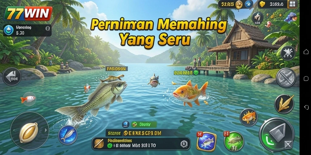 Tangkapan ikan yang besar dan gameplay memancing yang mendebarkan.
