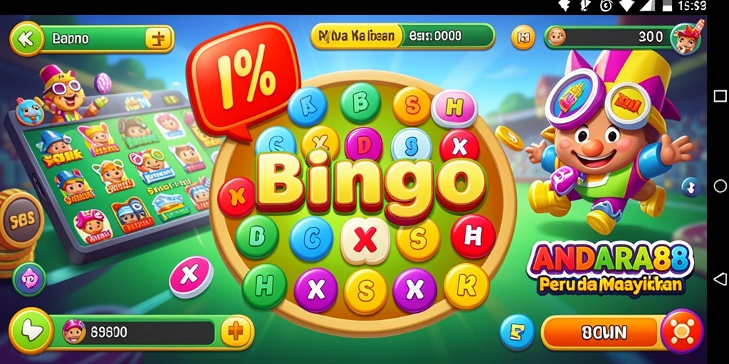 Tampilan gameplay ANDARA88 yang penuh warna dan seru.