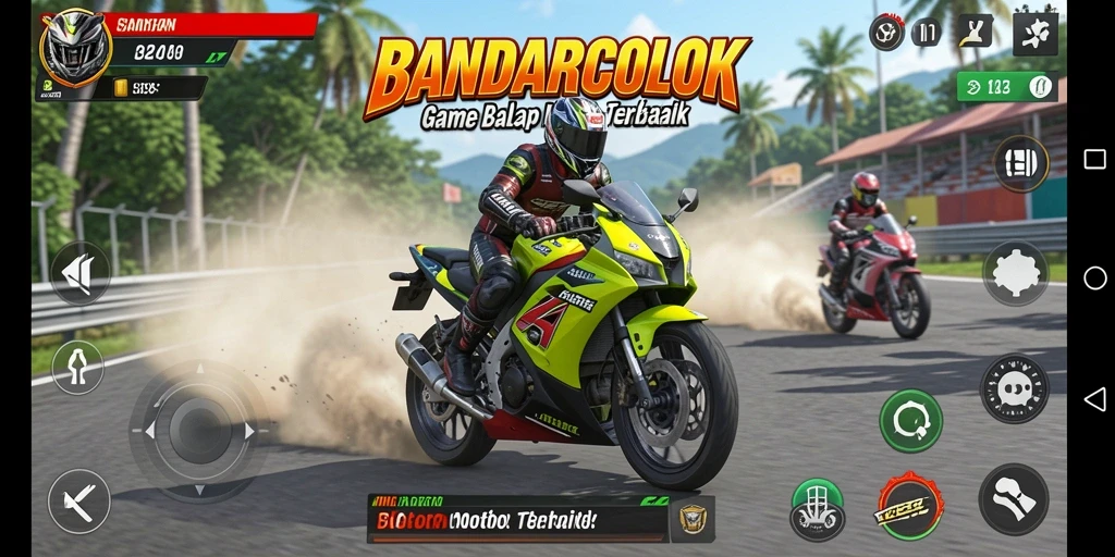 Tampilan gameplay menegangkan dari BANDARCOLOK yang membuat Anda terhibur.
