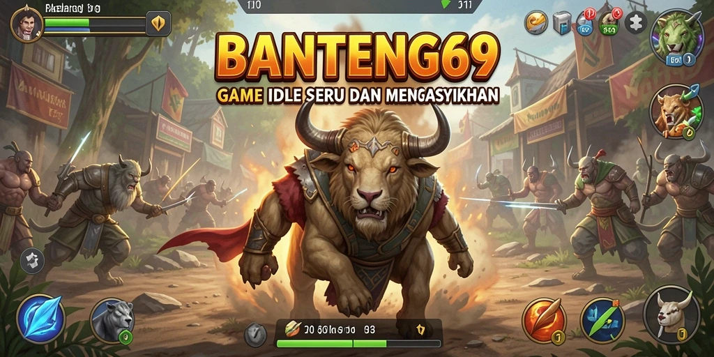 Screenshot gameplay utama BANTENG69 dengan tampilan menarik.
