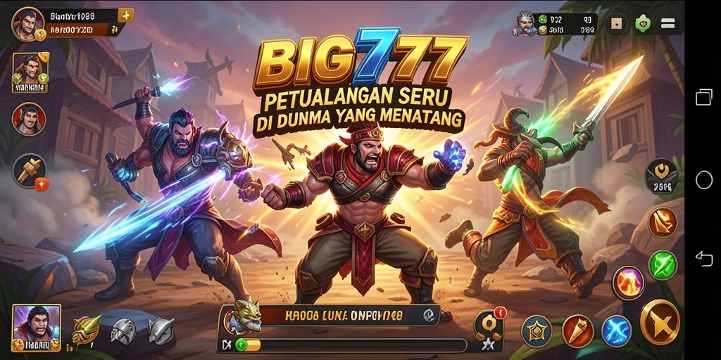 Tampilan gameplay menarik dari BIG777 yang penuh petualangan.