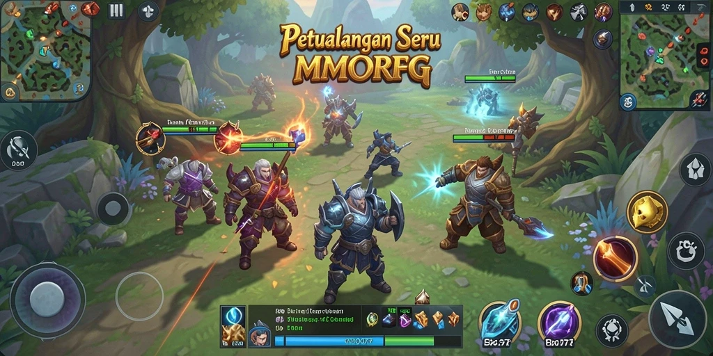 Gameplay seru dan menantang dalam dunia MMORPG COO77.