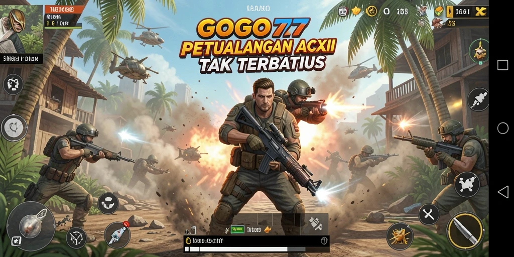 Tampilkan aksi seru dalam GOGO77 saat bertempur dengan musuh.