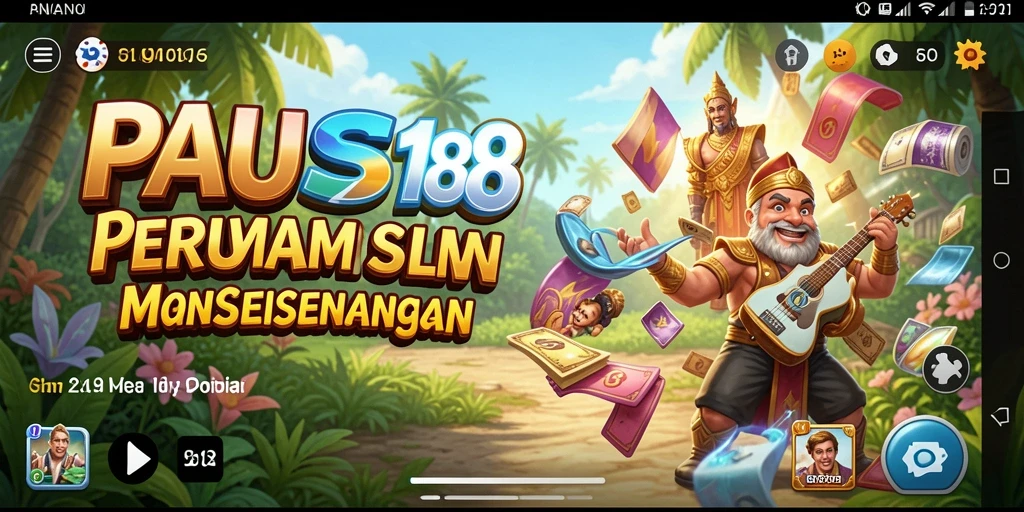 Screenshot gameplay PAUS188 yang menampilkan karakter lucu dan level menantang.