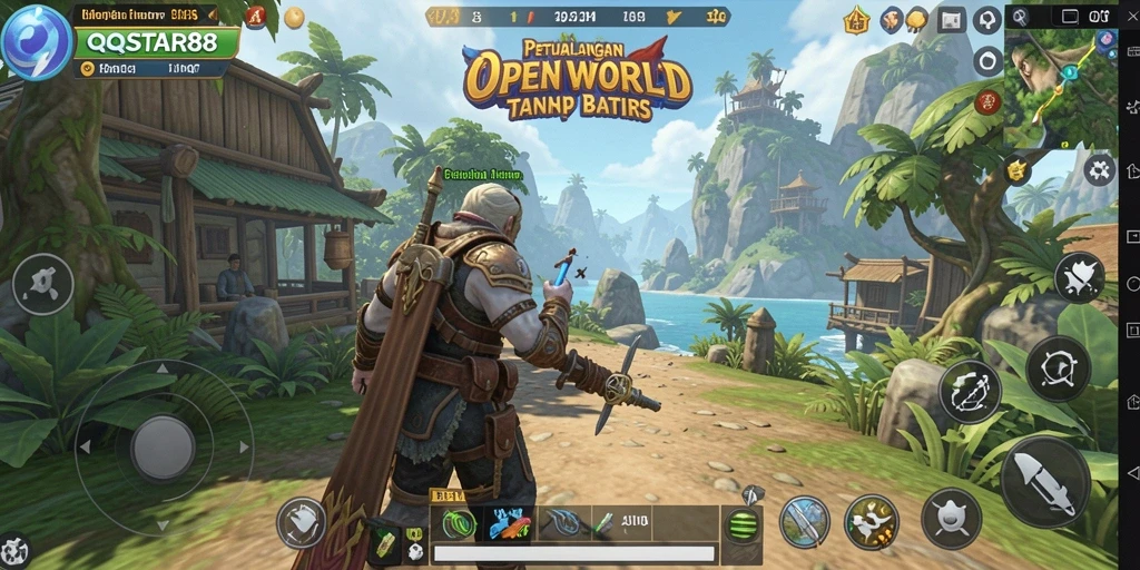 Tangkapan layar gameplay <strong>QQSTAR88</strong> menampilkan petualangan yang seru dan mendebarkan.