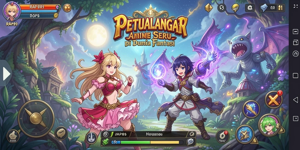 Tampilan menakjubkan dari gameplay RAP89 yang penuh aksi.