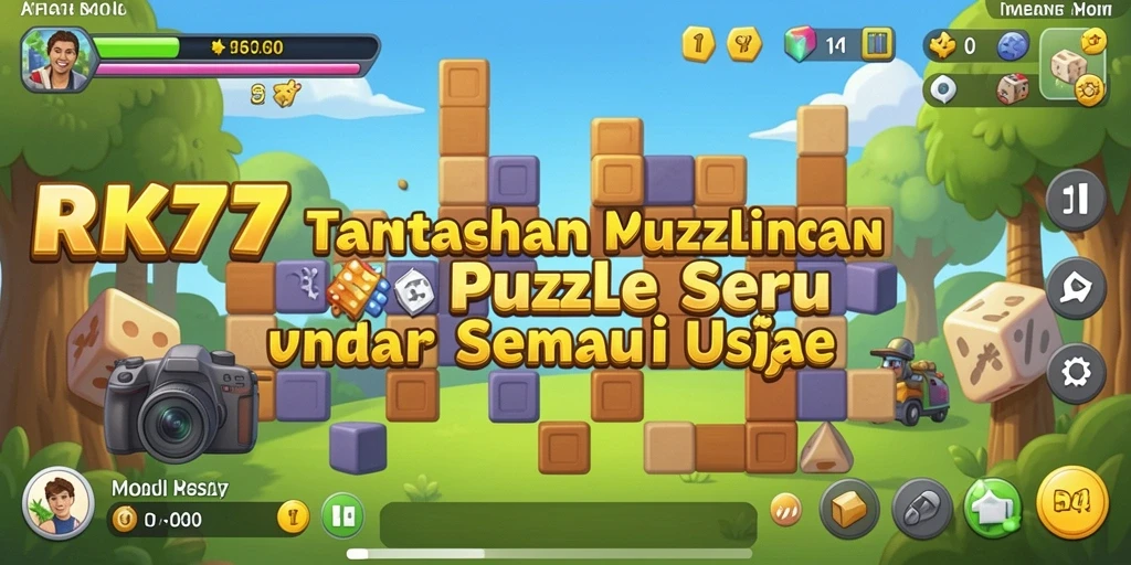 Tangkapan layar gameplay yang seru dan penuh tantangan di RK77.