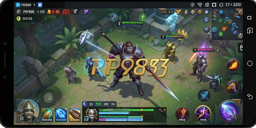 Tangkapan layar gameplay RP888 menampilkan aksi strategis yang seru.