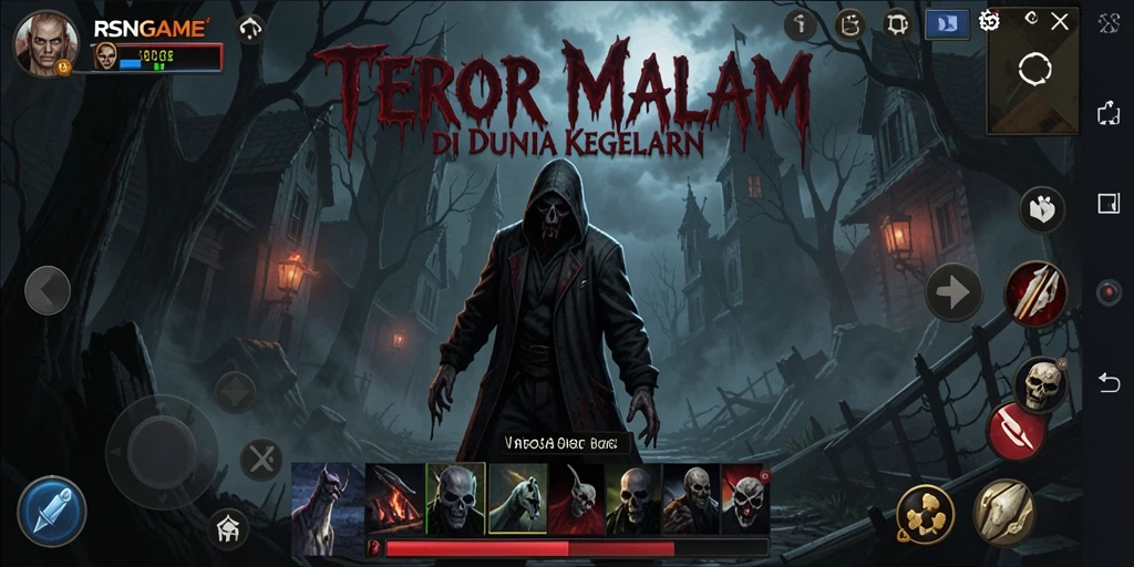 Tangkapan layar menunjukkan momen mencekam dalam RSNGAME.