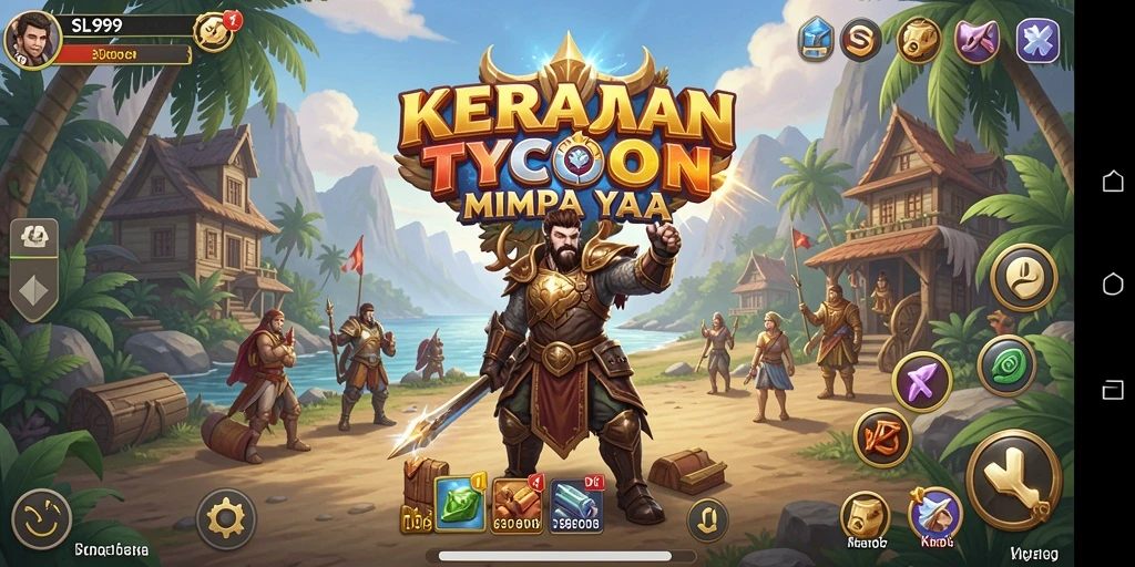 Gameplay SL999 yang menarik dan penuh tantangan dalam membangun kerajaan bisnis.