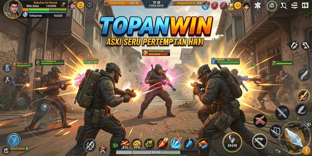 Gameplay intens dan mendebarkan dalam TOPANWIN.